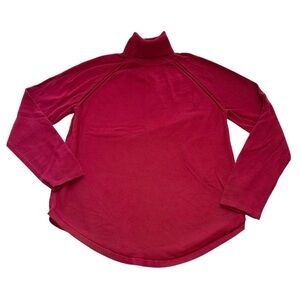 Jeanne Pierre Red Turtleneck Sweater